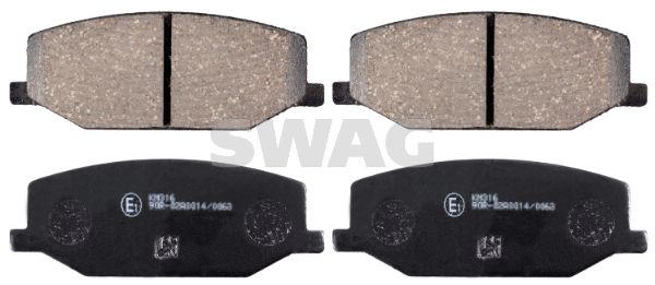 SWAG 84 91 6655 Brake Pad Set, disc brake