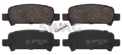 Brake Pad Set, disc brake SWAG 87 91 6659