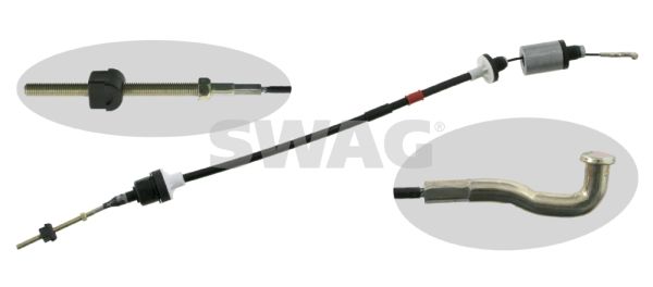 SWAG 99 90 4207 Cable Pull, clutch control