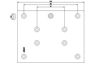 Brake Lining Kit, drum brake TEXTAR 1970701