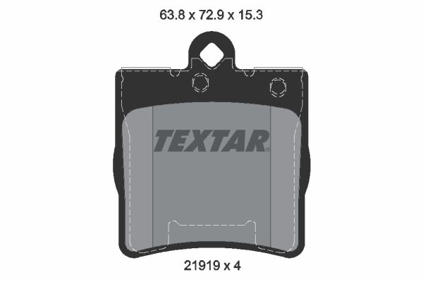 TEXTAR 2191901 Brake Pad Set, disc brake