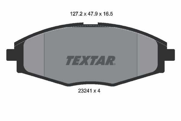 TEXTAR 2324102 Brake Pad Set, disc brake