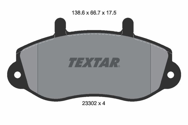 TEXTAR 2330201 Brake Pad Set, disc brake