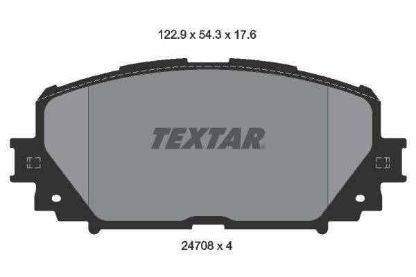 TEXTAR 2470801 Brake Pad Set, disc brake