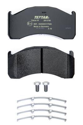 Brake Pad Set, disc brake TEXTAR 2913706