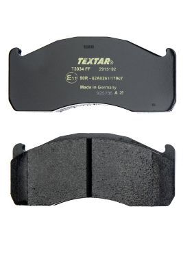 Brake Pad Set, disc brake TEXTAR 2915102