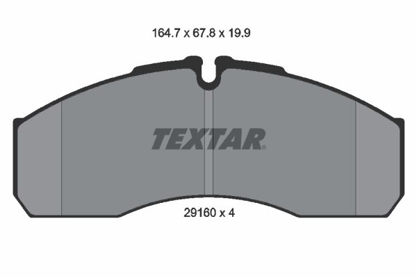 TEXTAR 2916002 Brake Pad Set, disc brake