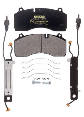 Brake Pad Set, disc brake TEXTAR 2918101