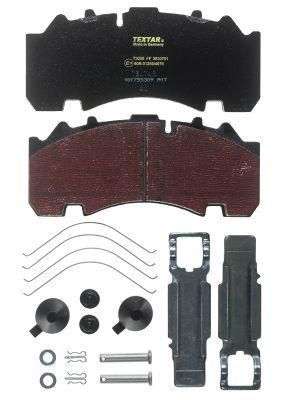 Brake Pad Set, disc brake TEXTAR 2930701