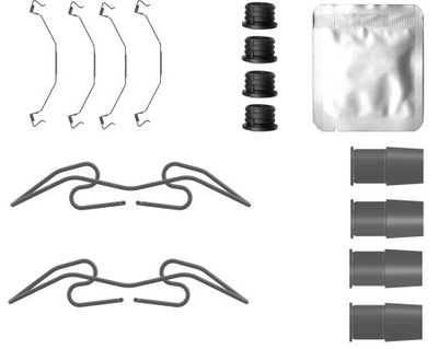 Accessory Kit, brake caliper TEXTAR 82557000