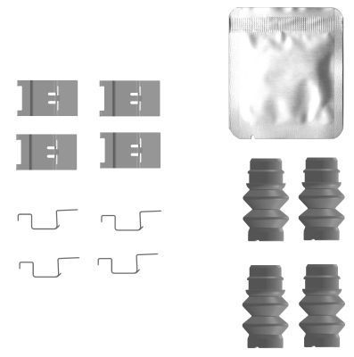 Accessory Kit, disc brake pad TEXTAR 82557100