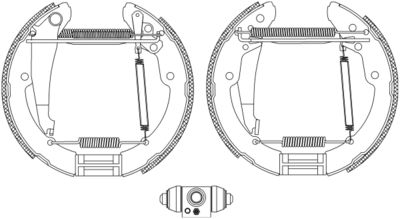 Brake Shoe Set TEXTAR 84052402