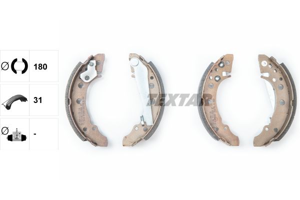 TEXTAR 91018200 Brake Shoe Set