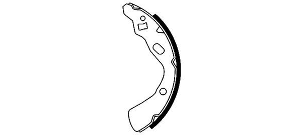 TEXTAR 91039700 Brake Shoe Set