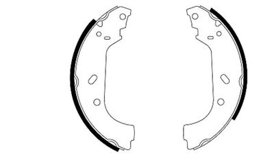 Brake Shoe Set TEXTAR 91047800