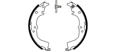 Brake Shoe Set TEXTAR 91050900