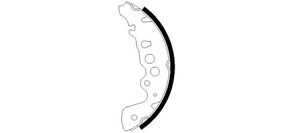 TEXTAR 91057600 Brake Shoe Set