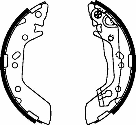 TEXTAR 91059600 Brake Shoe Set