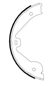 TEXTAR 91062400 Brake Shoe Set, parking brake