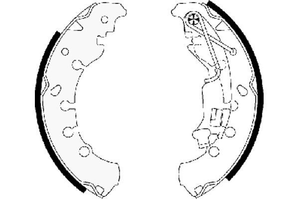 TEXTAR 91065300 Brake Shoe Set