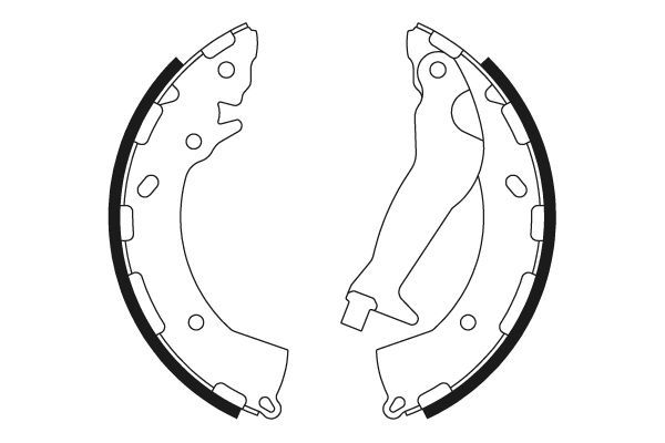 TEXTAR 91072600 Brake Shoe Set