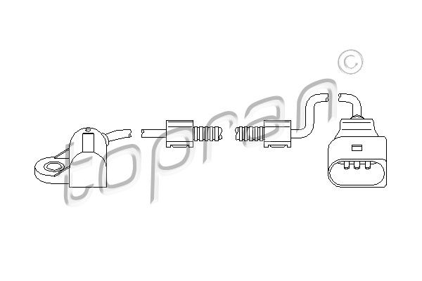 TOPRAN 111 387 Sensor, camshaft position