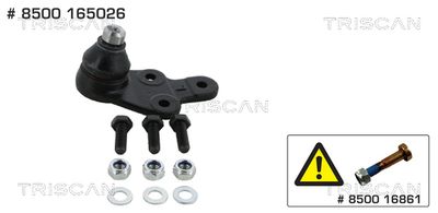 Ball Joint TRISCAN 8500 165026