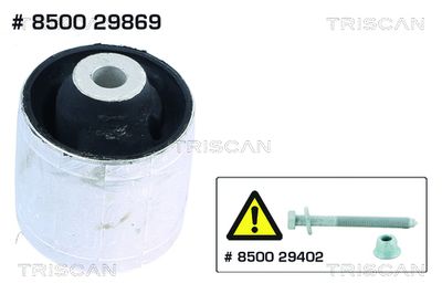 Mounting, control/trailing arm TRISCAN 8500 29869