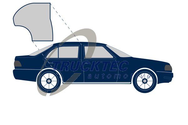 TRUCKTEC AUTOMOTIVE 02.53.035 Door Seal