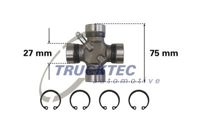 Joint, propshaft TRUCKTEC AUTOMOTIVE 02.34.041