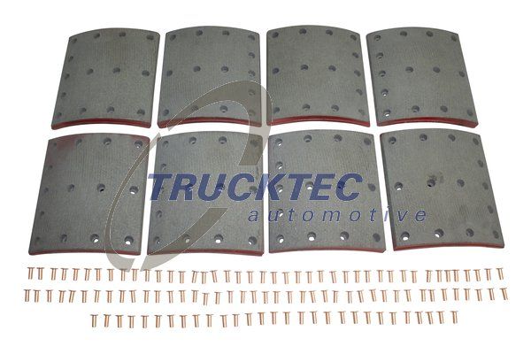 TRUCKTEC AUTOMOTIVE 03.35.124 Brake Lining Kit, drum brake