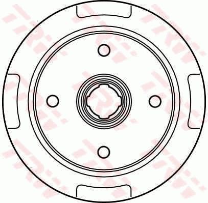 TRW DB4133 Brake Drum