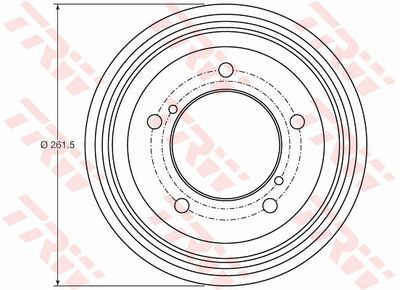 Brake Drum TRW DB4421