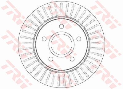 Brake Disc TRW DF6253S