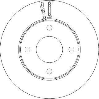 Brake Disc TRW DF6417