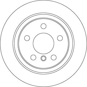 Brake Disc TRW DF6756