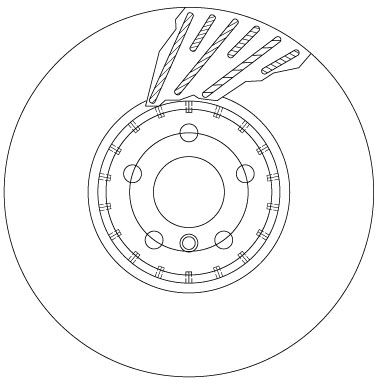 Brake Disc TRW DF6890S