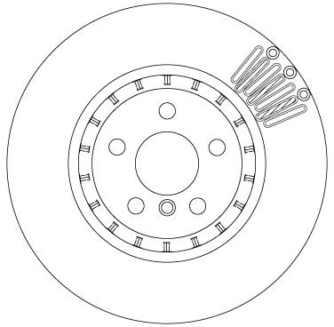 Brake Disc TRW DF6892S