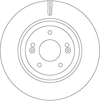 Brake Disc TRW DF7592