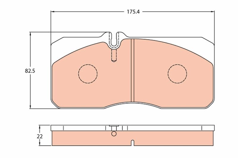 TRW GDB5059 Brake Pad Set, disc brake