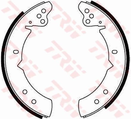 TRW GS6060 Brake Shoe Set