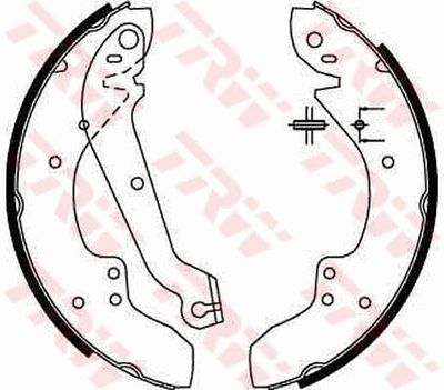 Brake Shoe Set TRW GS6167