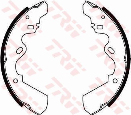 TRW GS6204 Brake Shoe Set