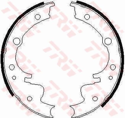 TRW GS6220 Brake Shoe Set