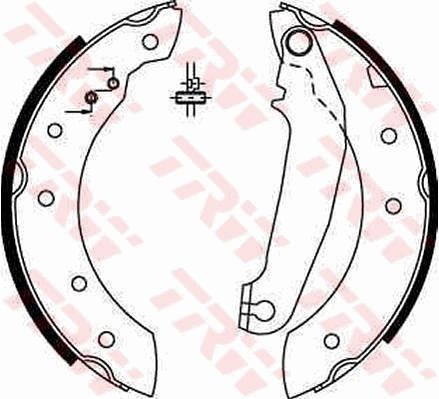 TRW GS6233 Brake Shoe Set