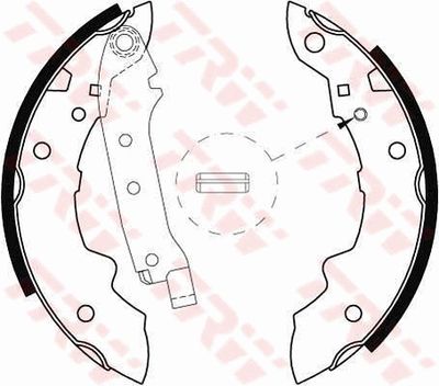 Brake Shoe Set TRW GS8057