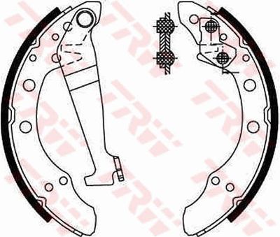 Brake Shoe Set TRW GS8092