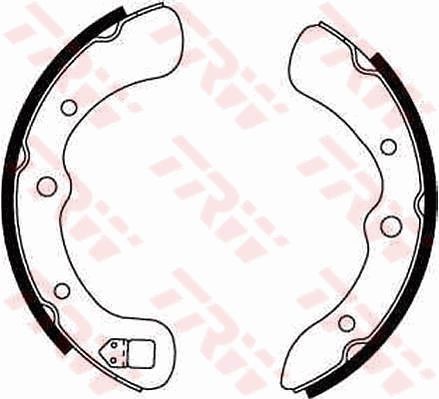 TRW GS8139 Brake Shoe Set