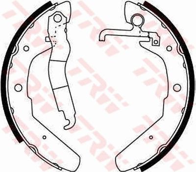 Brake Shoe Set TRW GS8180