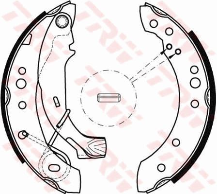 TRW GS8467 Brake Shoe Set